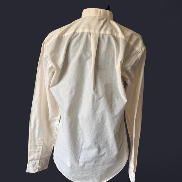 Vintage 90s WayneScott cream tuxedo shirt sz med victorian vampire academia - Picture 3 of 8